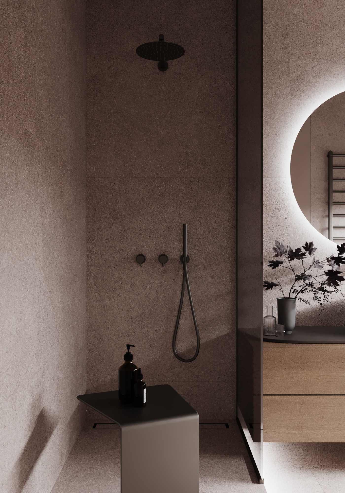 高级灰色系小空间公寓设计-19