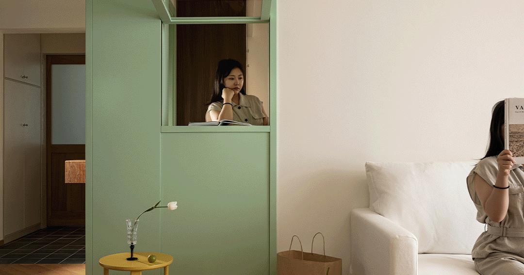 云朵之家藏在绿色橱窗里的记忆丨中国上海丨时隅设计-0