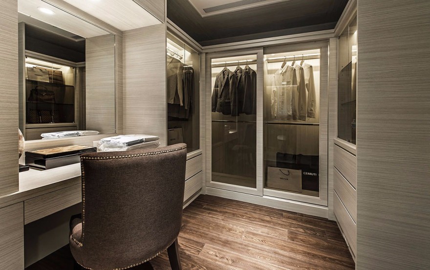 99m²暖色层次简约宅 | 玩味木与石的张静峰设计-13