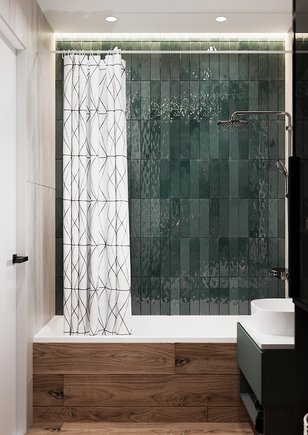 墨绿色+高级灰，诠释简约自然格调 | Alina Ursova-28