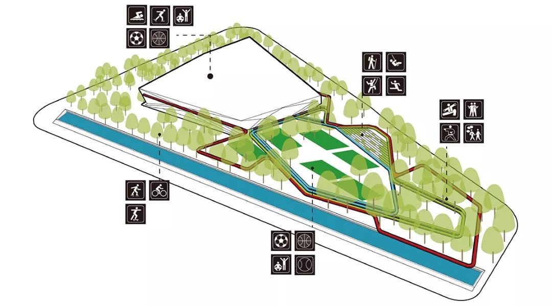 扬州南部新城体育园——现代建筑与古典园林的有机融合-19