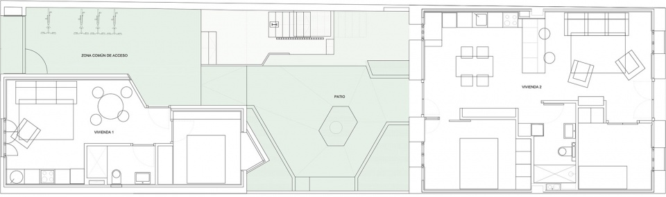 历史街区的活力新生 | El Cabanyal 住宅翻新-13