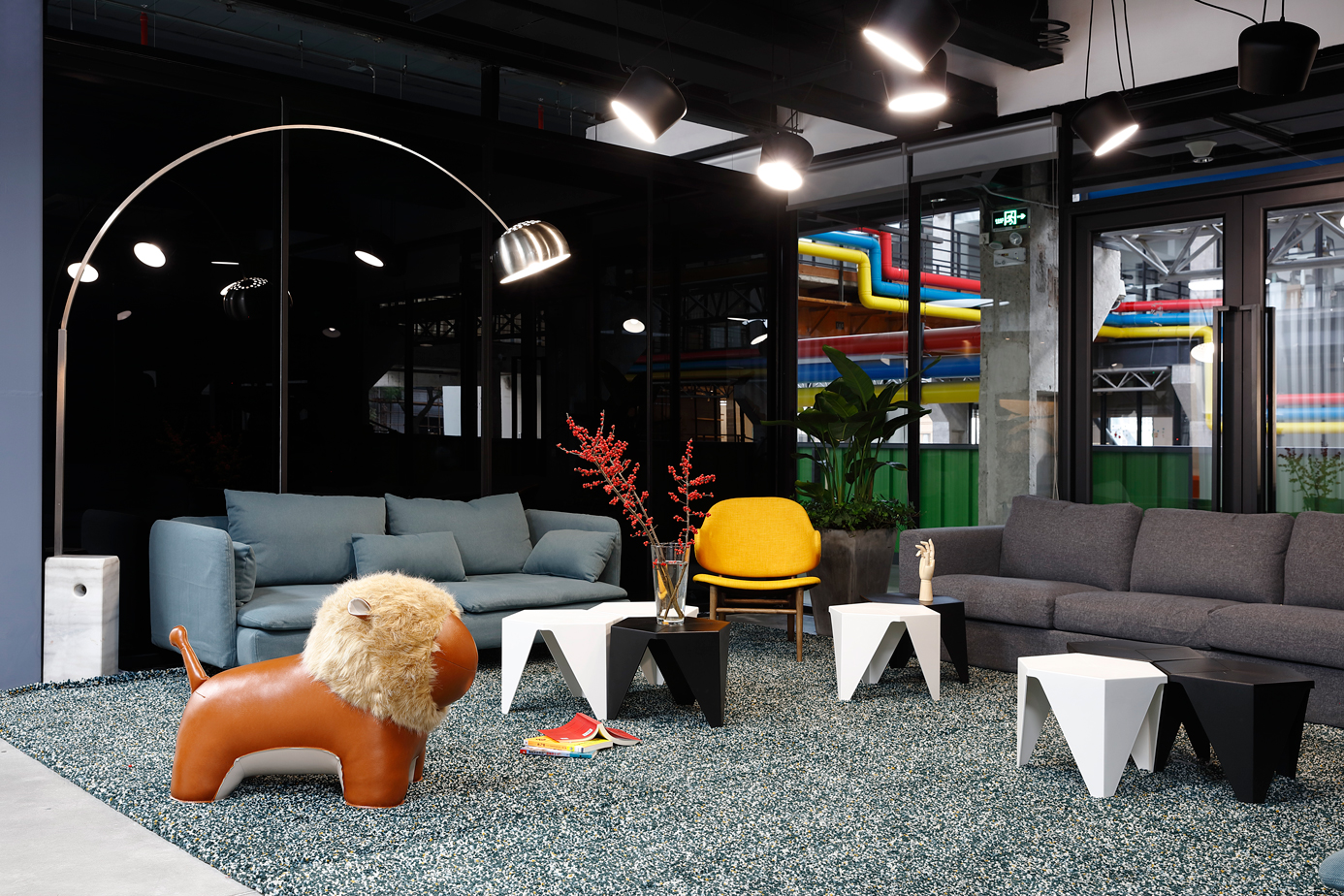 流利说总部，工业风与艺术融合的办公空间-36