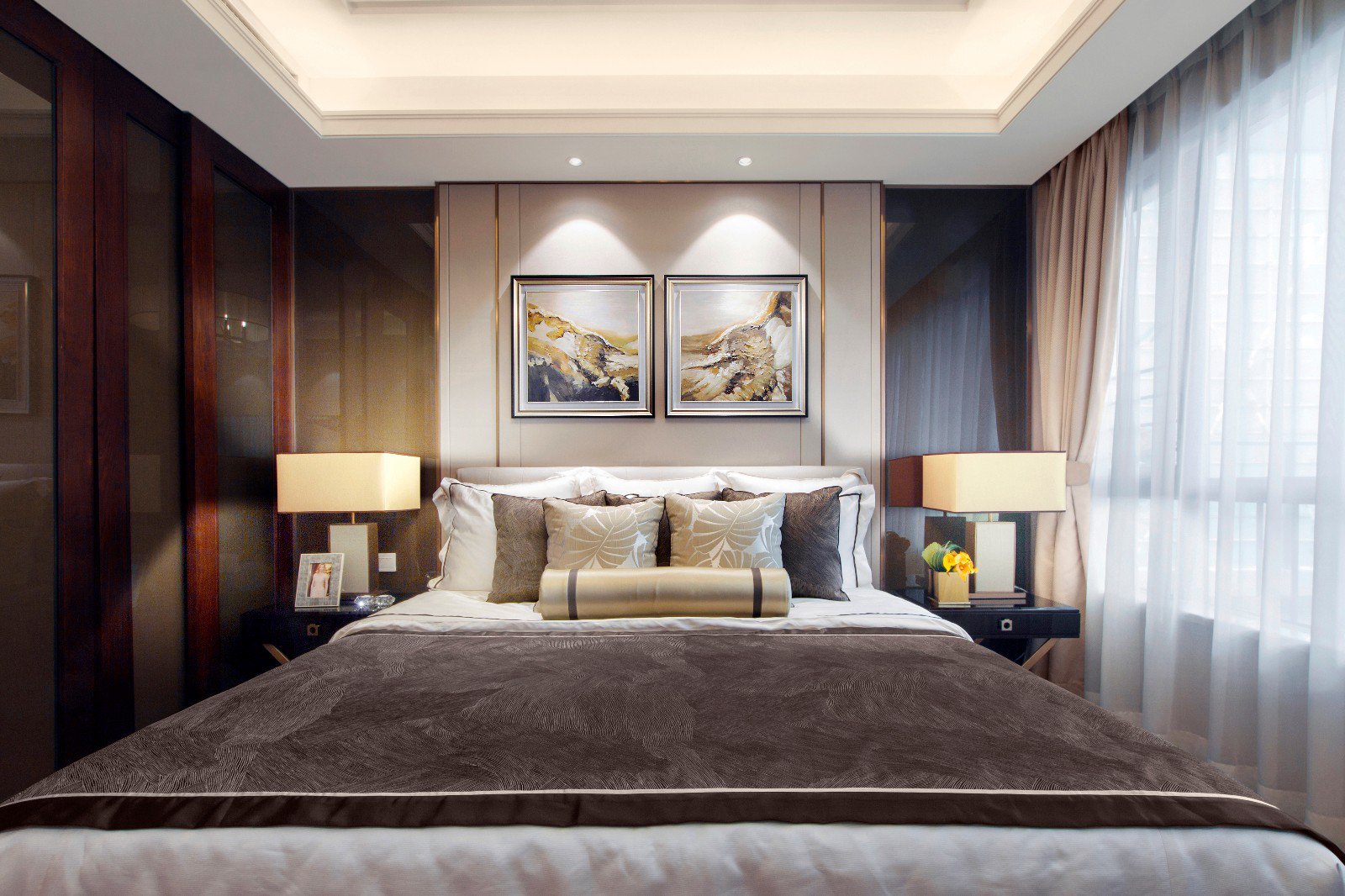 134m²荣和·千千树——洋房D F户型样板房  蓝森装饰设计-10