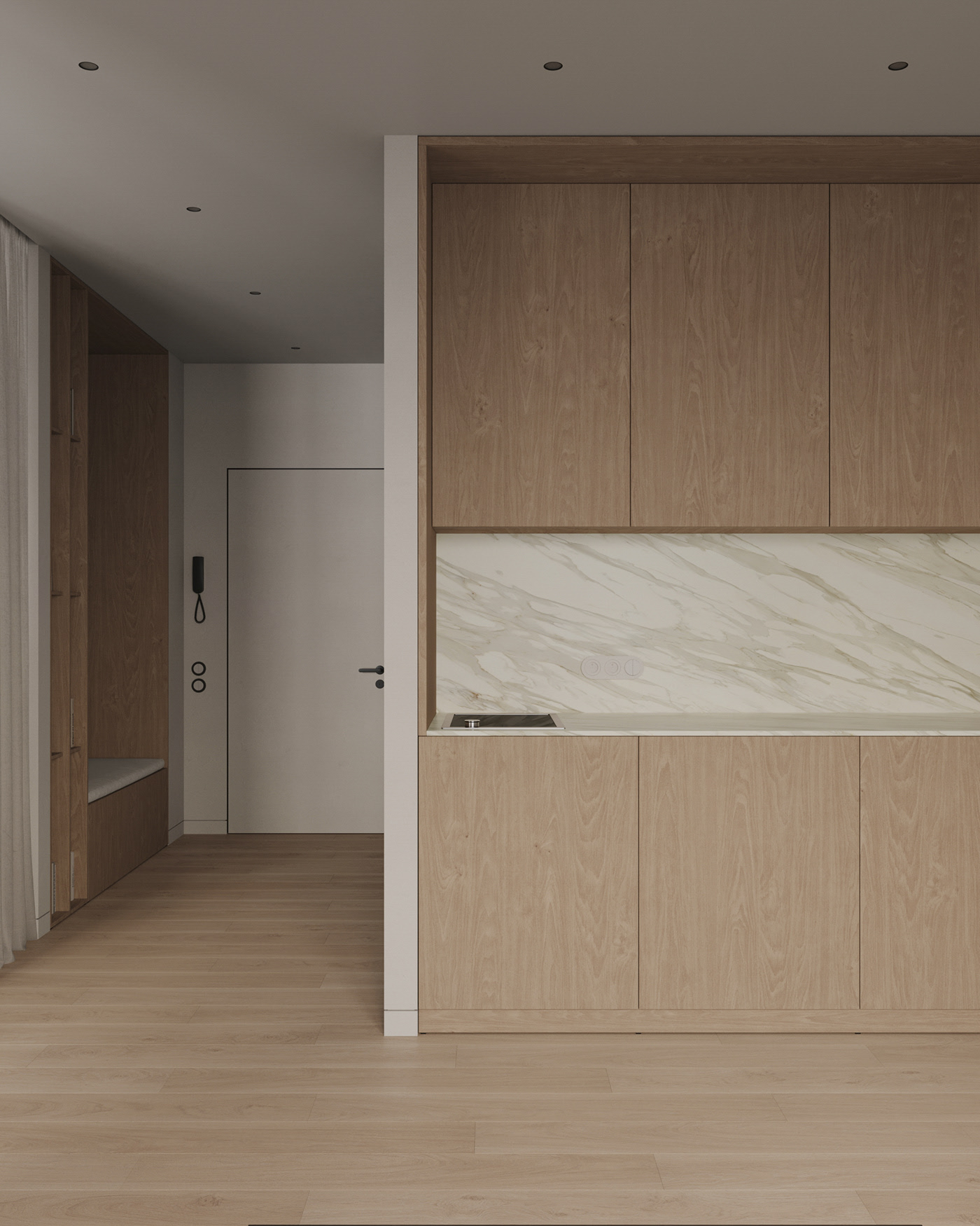 原木与白 打造舒适温暖的住宅-4