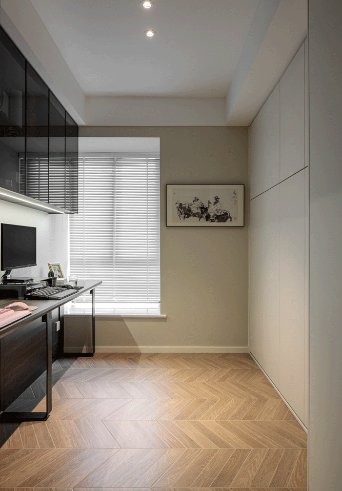 柔美复古风,79m²小两室婚房的精致设计-46