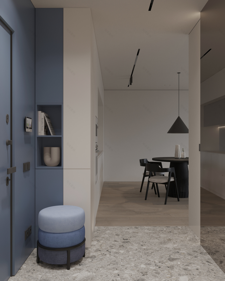 BLACK & WHITE公寓设计丨波兰克拉科夫-22