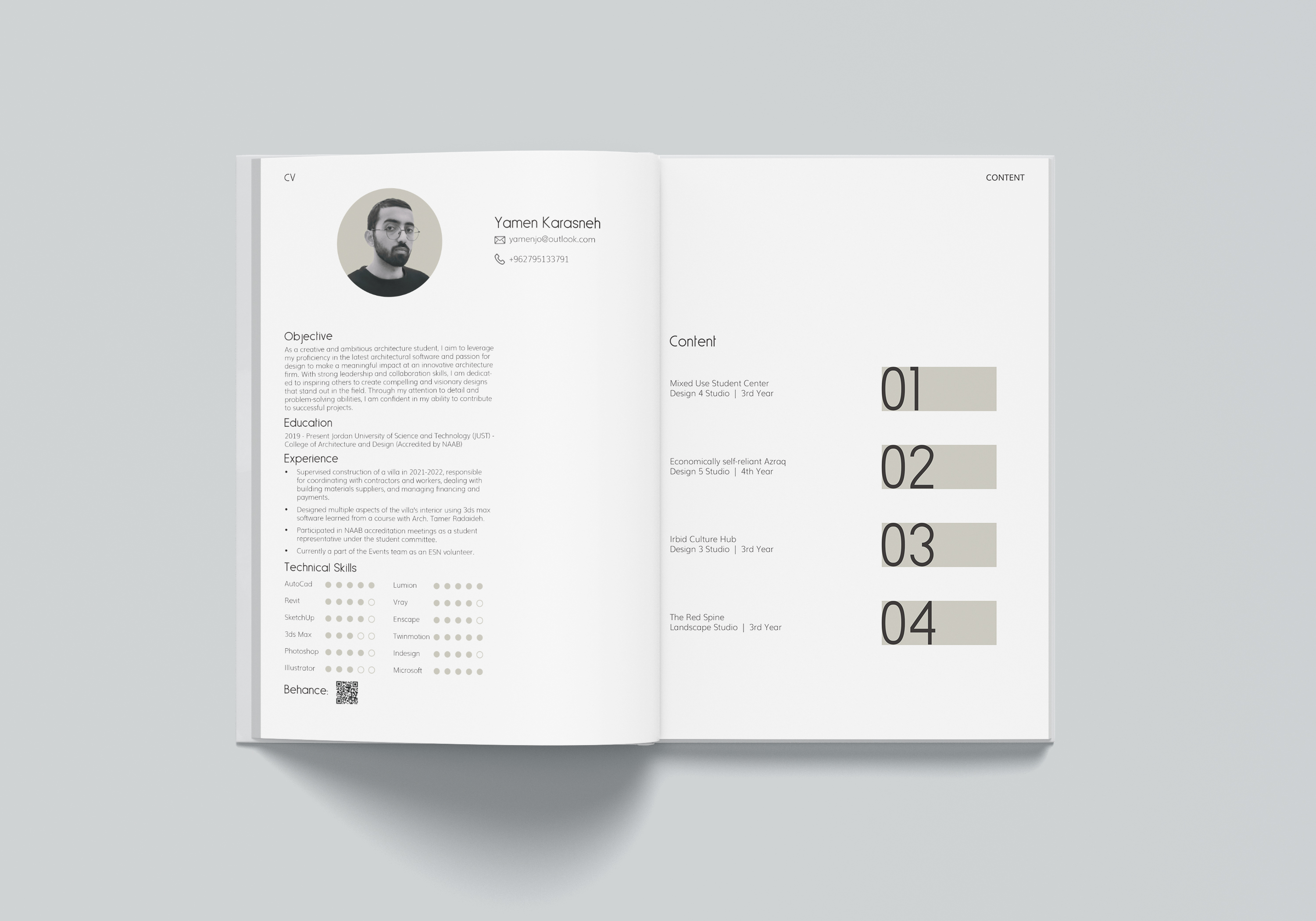 Undergraduate Architecture Portfolio 2023-1