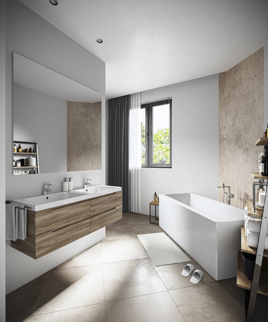 StraßlachDinharting 住宅综合体室内可视化丨Render Vision-6