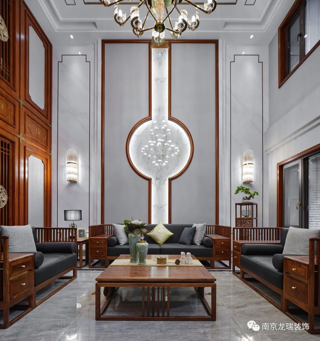 归庐 · 南京百家湖别墅花园新中式设计丨中国南京丨南京龙瑞装饰-26