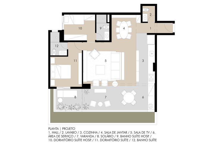 巴西公寓客厅的 10 种创新布局丨АrсhDаilу-20