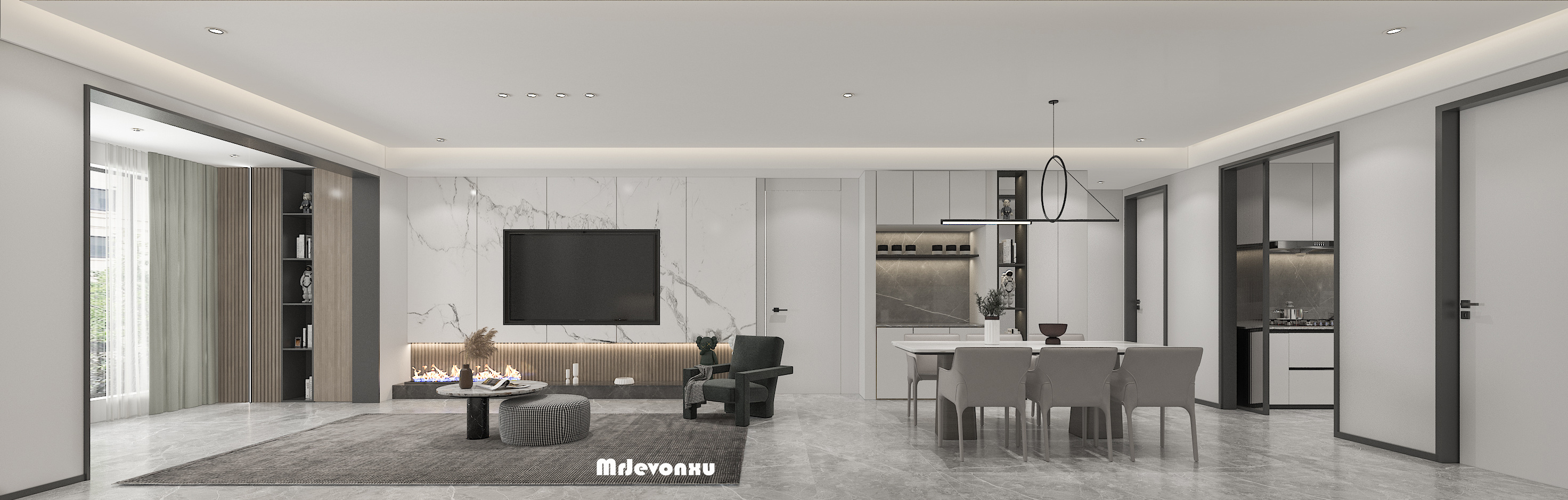 长沙现代极简家居设计丨中国长沙丨徐先生-5