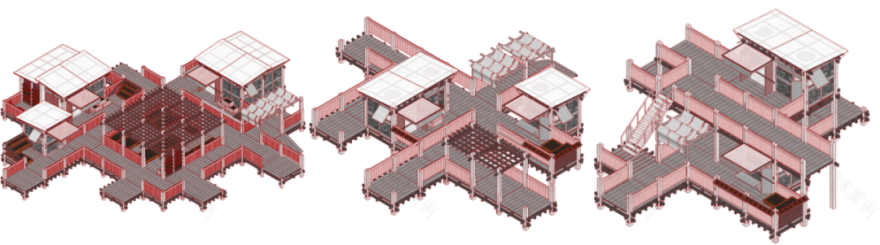 大四毕设将“一次性”建筑转化为可持续绿色社区!三类标准模块+木结构材料见证废墟建筑的再生,重建“温暖的临时家园”!-126