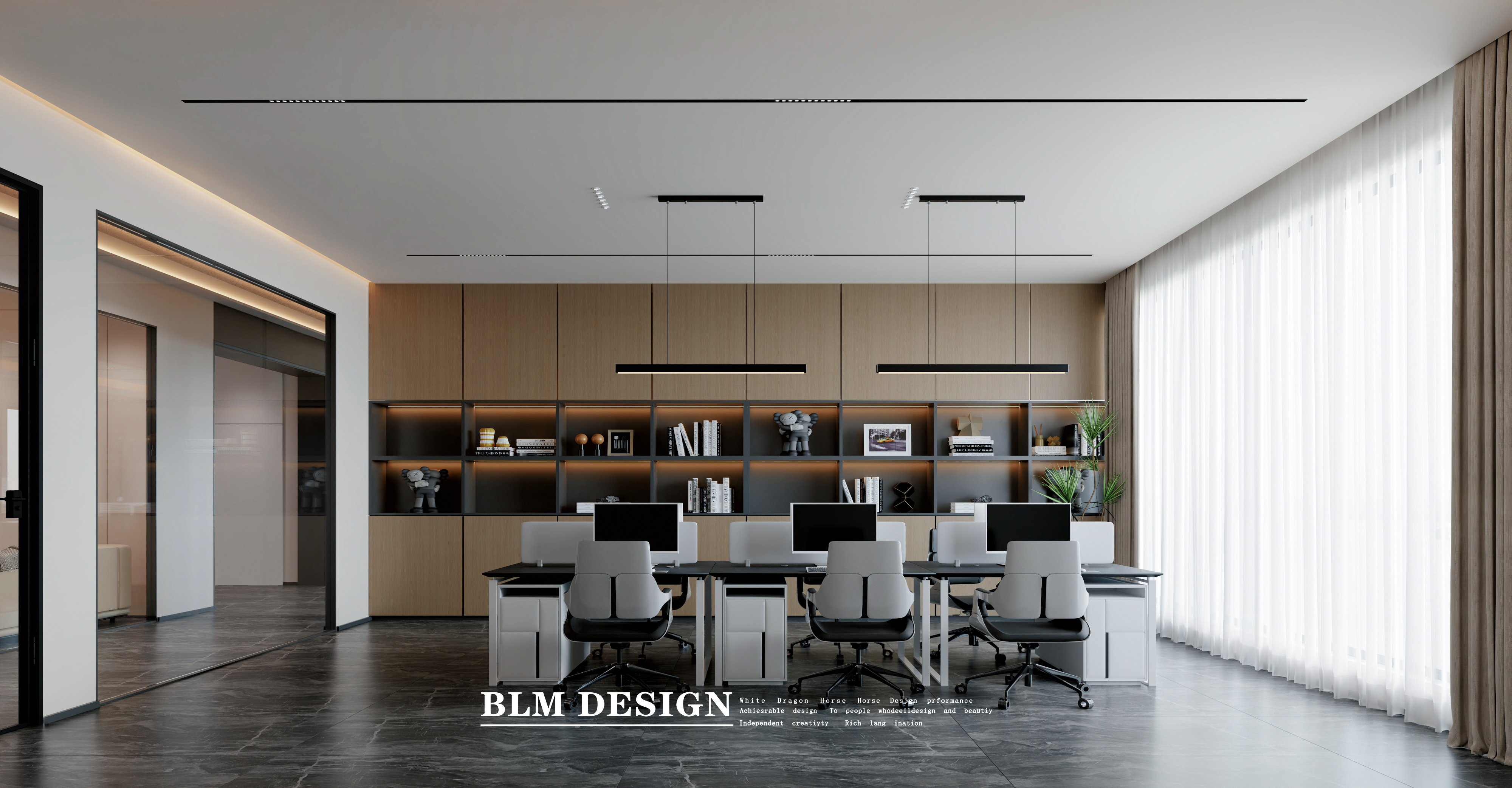 办公空间-白龙马效果图-23