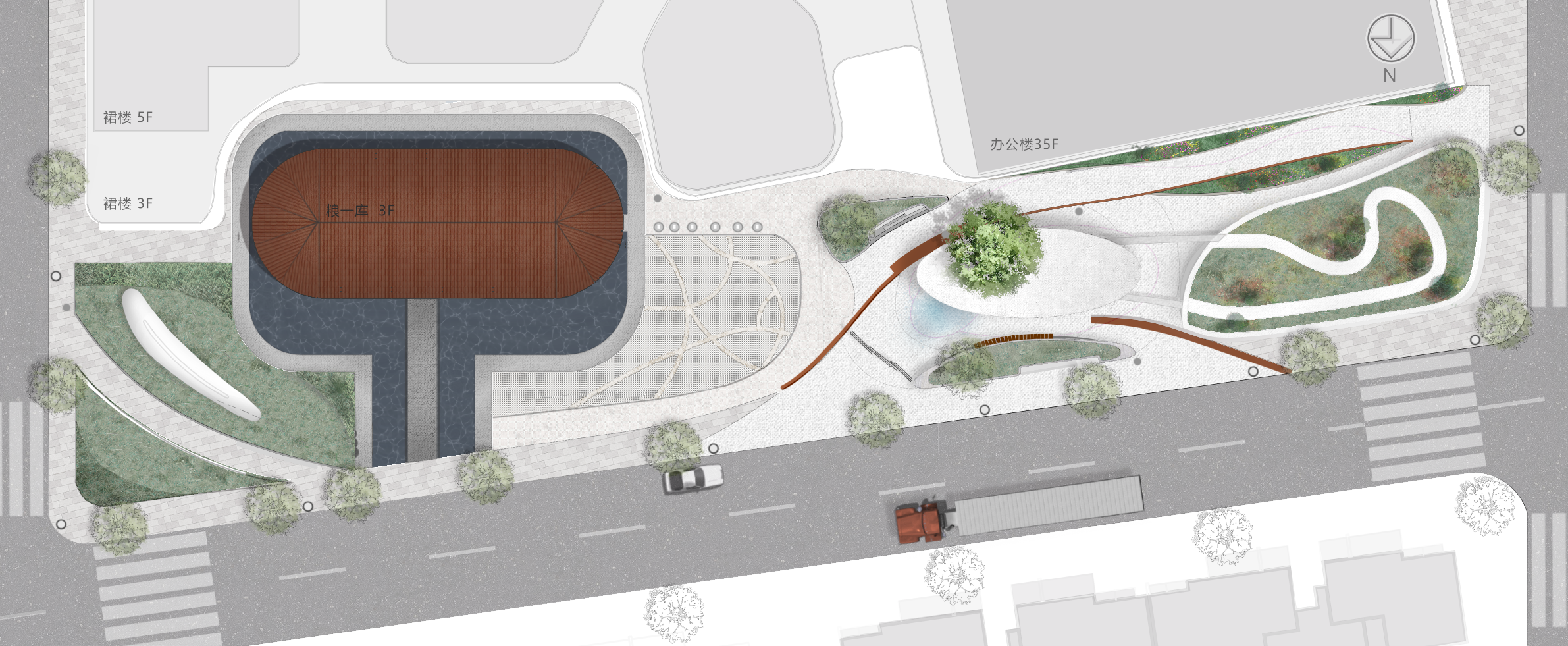 长沙市粮一库改造与再利用设计丨中国长沙丨湖南师范大学美术学院环境艺术专业-7