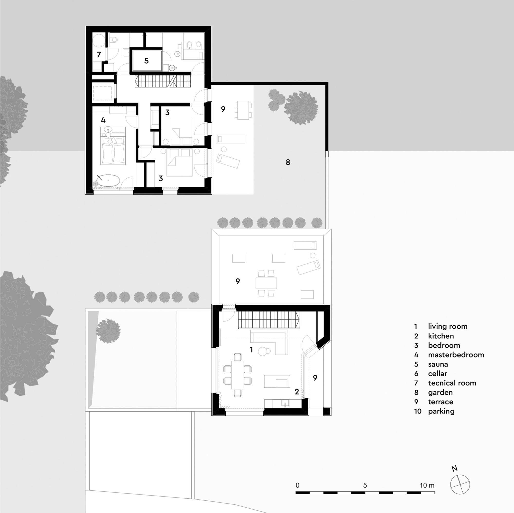 齐尔霍夫带客厅丨意大利丨NAEMAS Architekturkonzepte-46