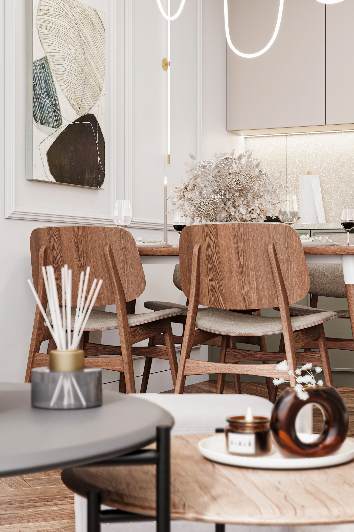 River Park part·1 厨房和客厅设计-12