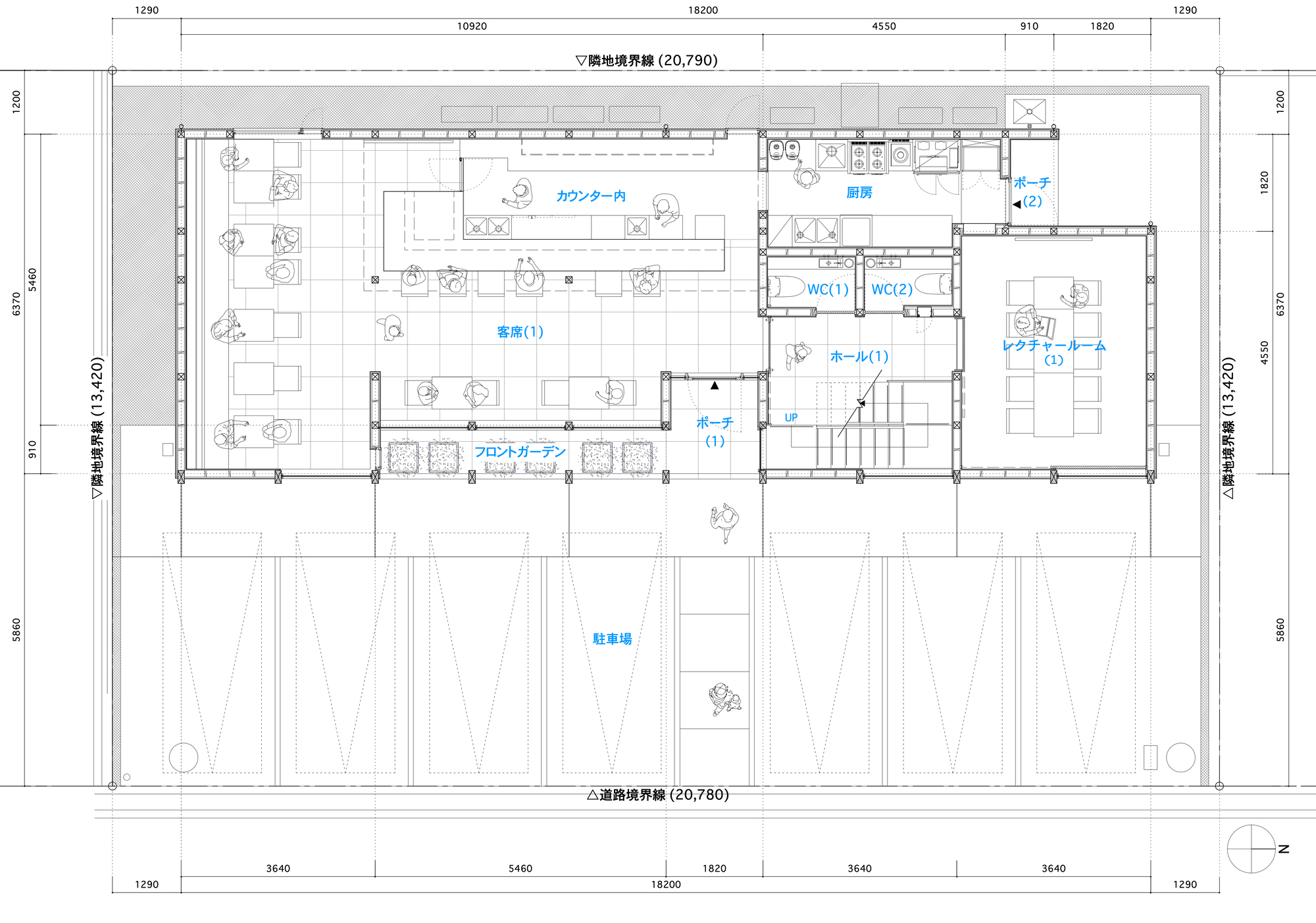 Café with a Large Tree in the Middle of Town  / Kazuto Nishi Architects + toitdesign-10
