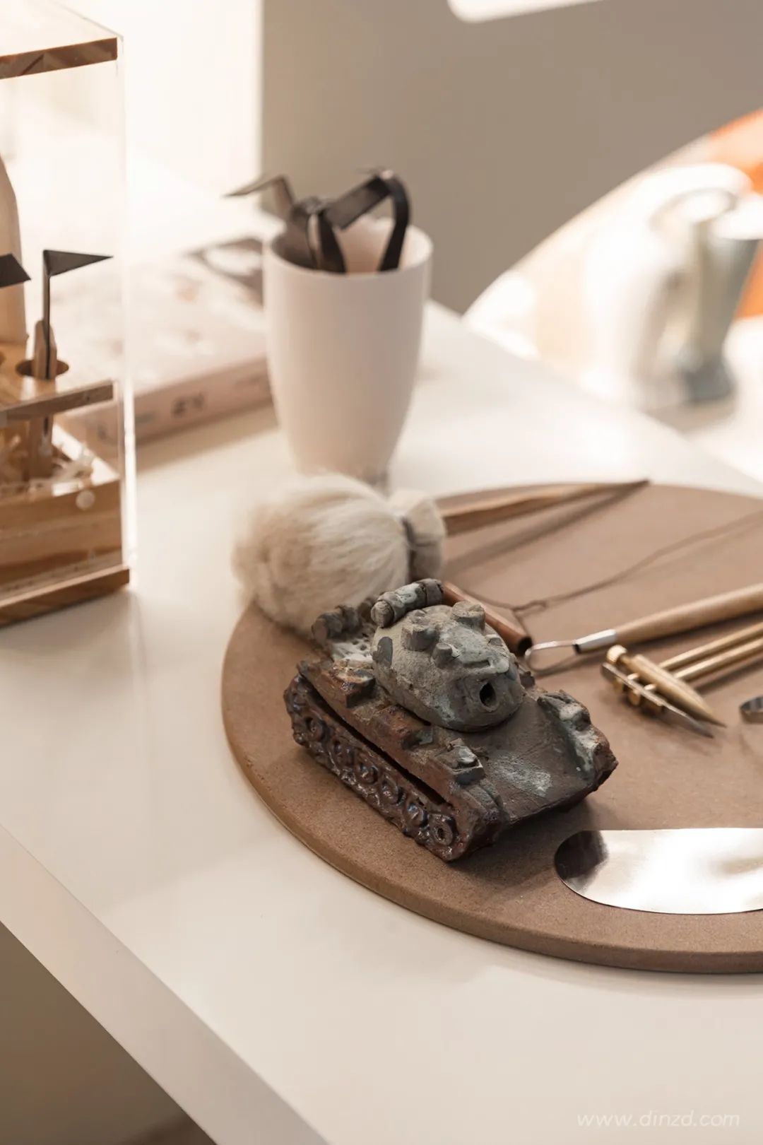 艺术无界,生活有声——烟台中海万锦洋房下叠样板间设计-35