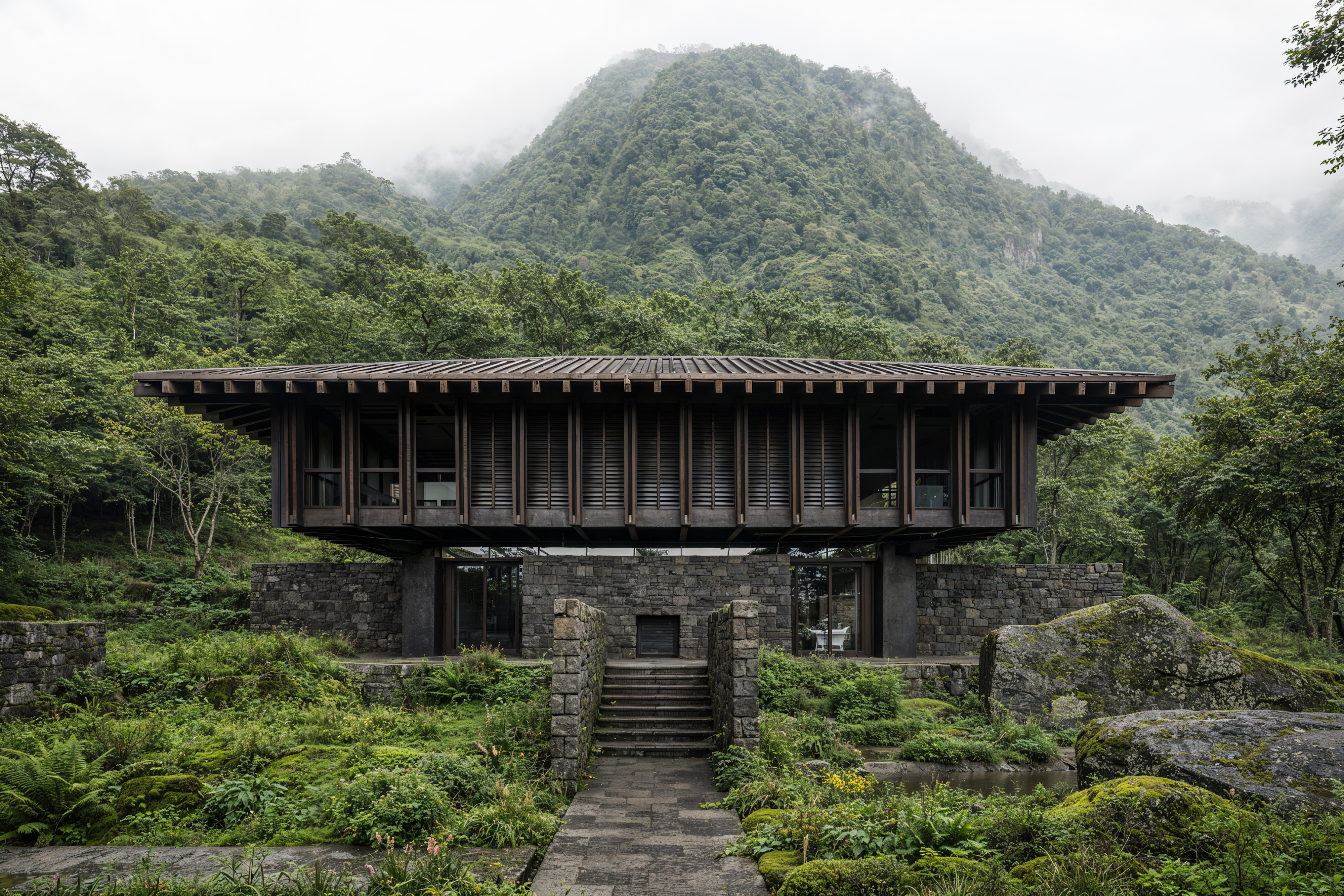 日本2026年非酒店设计竞赛项目  山间庇护所丨日本鹿儿岛丨V Taller-3
