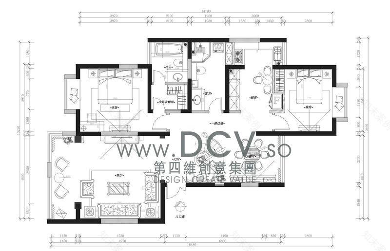 西安-中海华庭别墅样板间设计-24