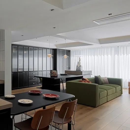 143㎡现代中古风私宅设计丨赵慧-16