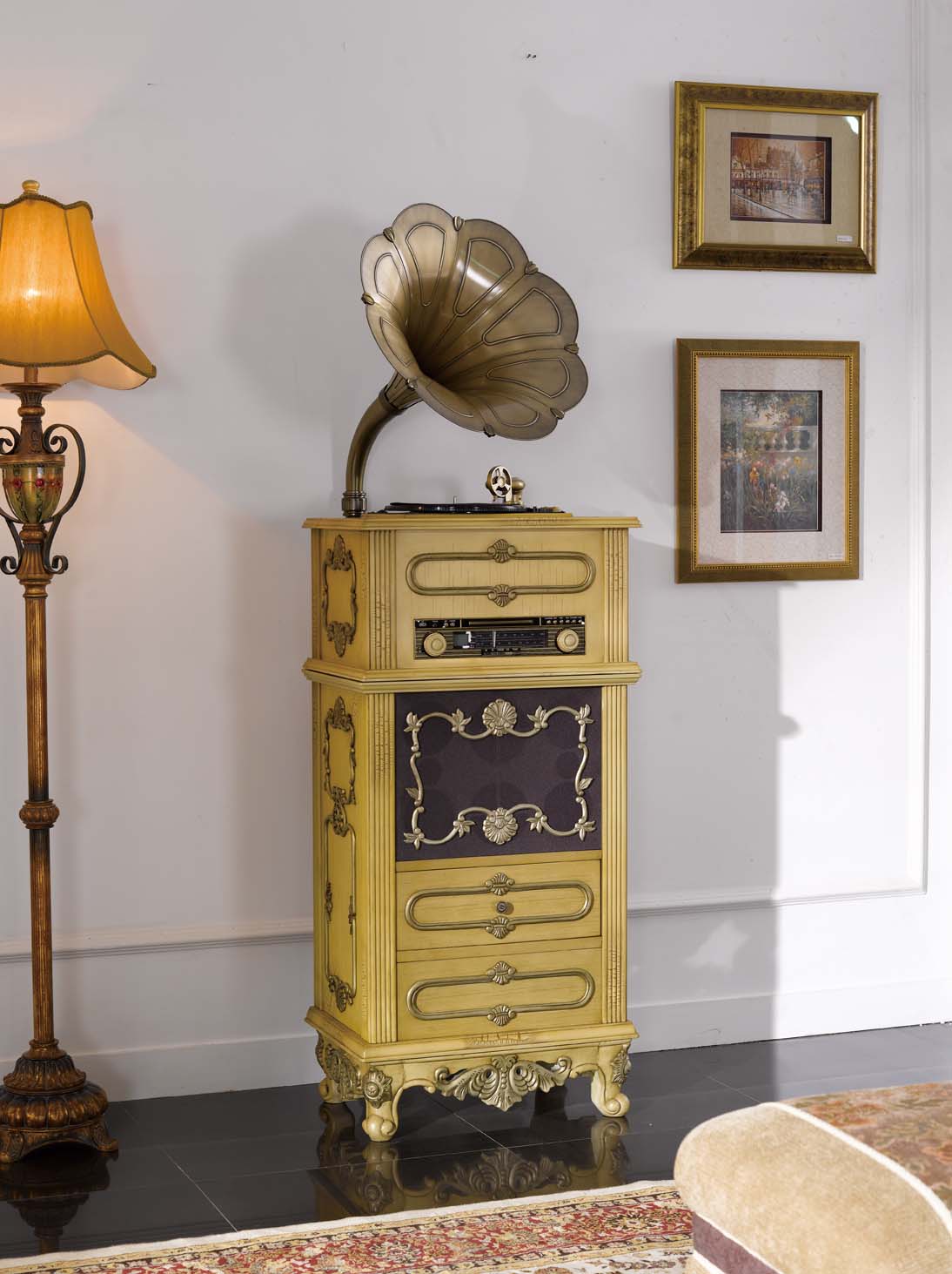 高清古典美式风格 卧室客厅餐厅书房家具场景图片素材-4-9