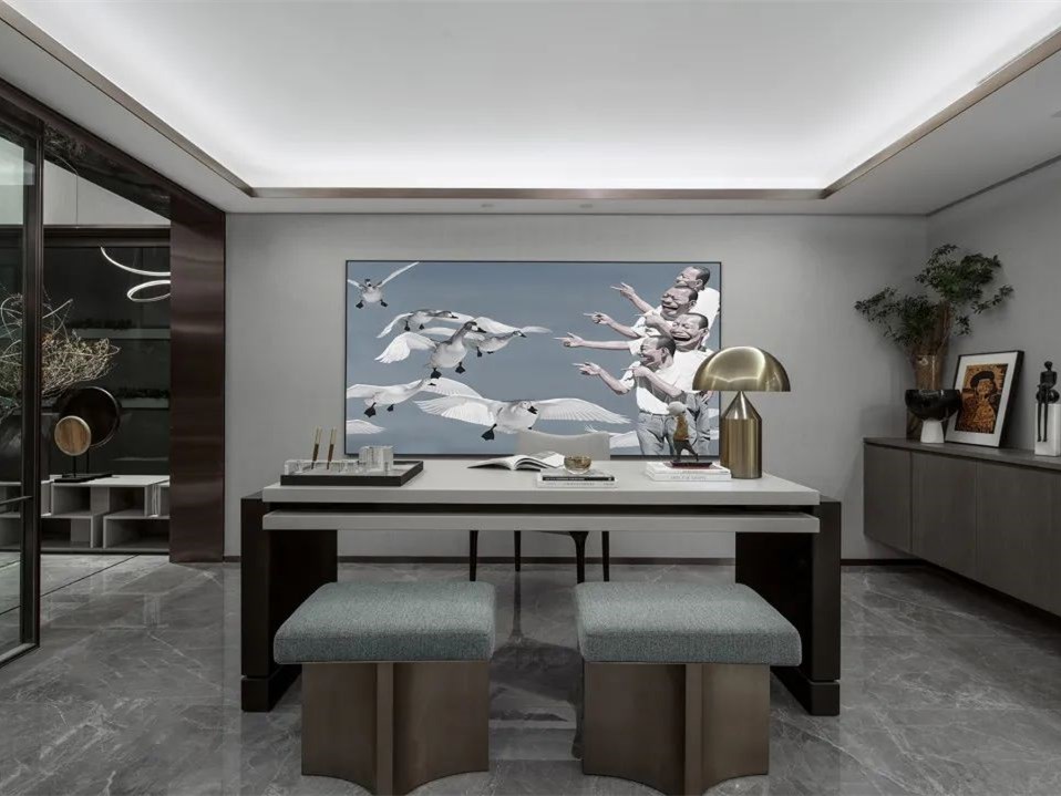 合肥融创滨湖印下跃样板间丨中国合肥丨深圳达文设计 WWD-3