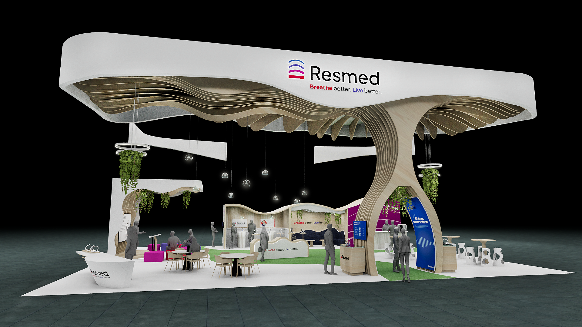 ResMed CES展览展位设计-4