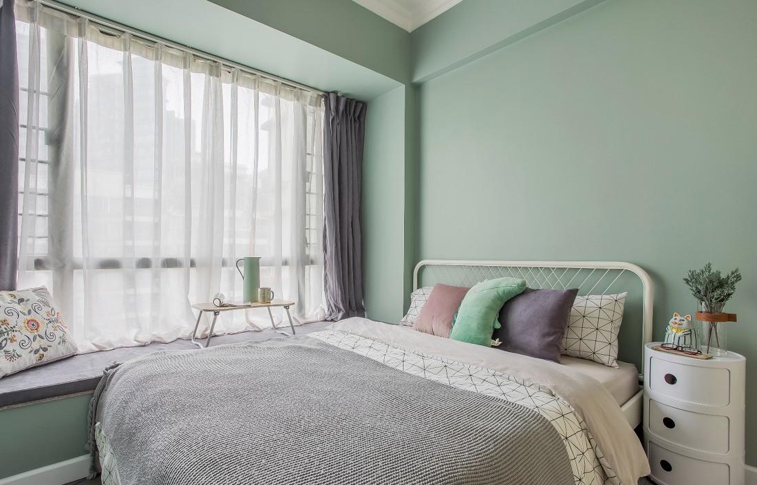 广州盈彩美居 78 平二手房翻新,打造超大厨房与个性空间-36