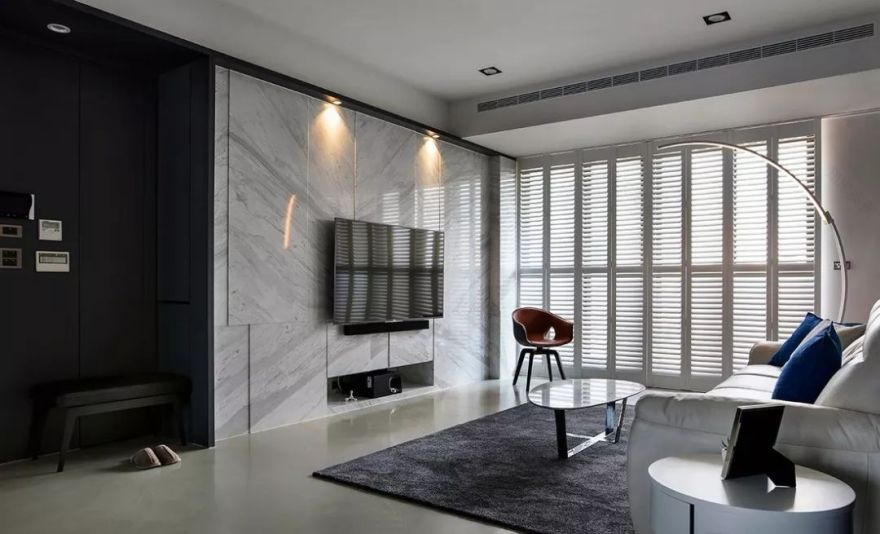 100㎡现代家居,演绎优雅冷调生活-13