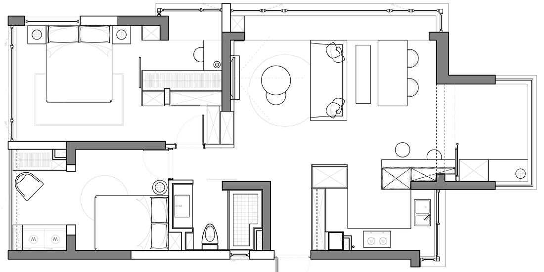 89 方小家打造自然舒适空间丨菲拉设计-2
