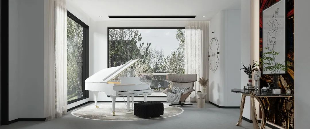 留风园 · 自然诗意的现代家居艺术丨墨白设计-55