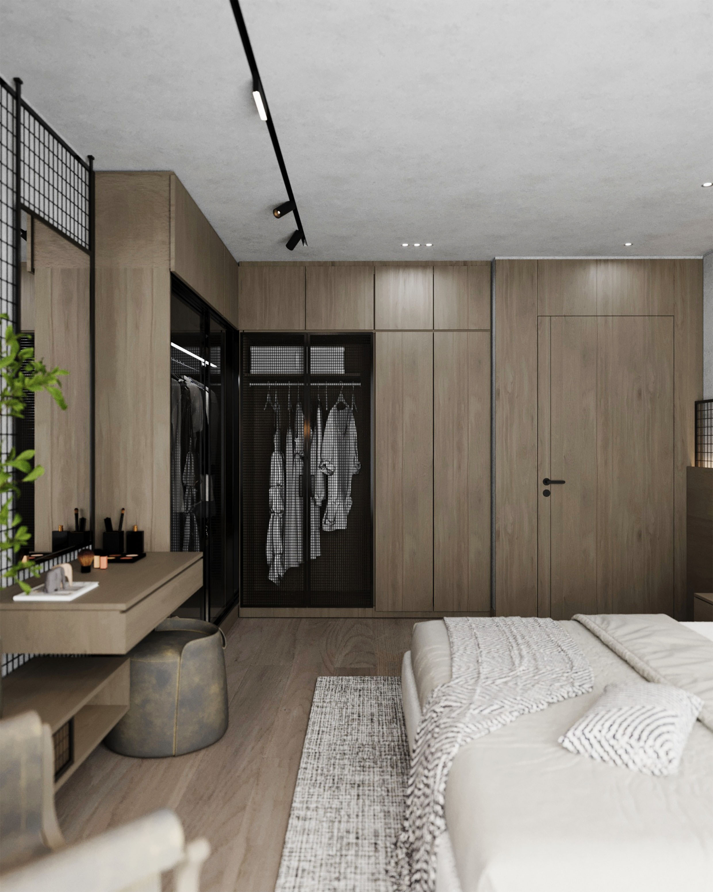 工业风卧室设计丨HAMMOUD ARCHITECTS-8