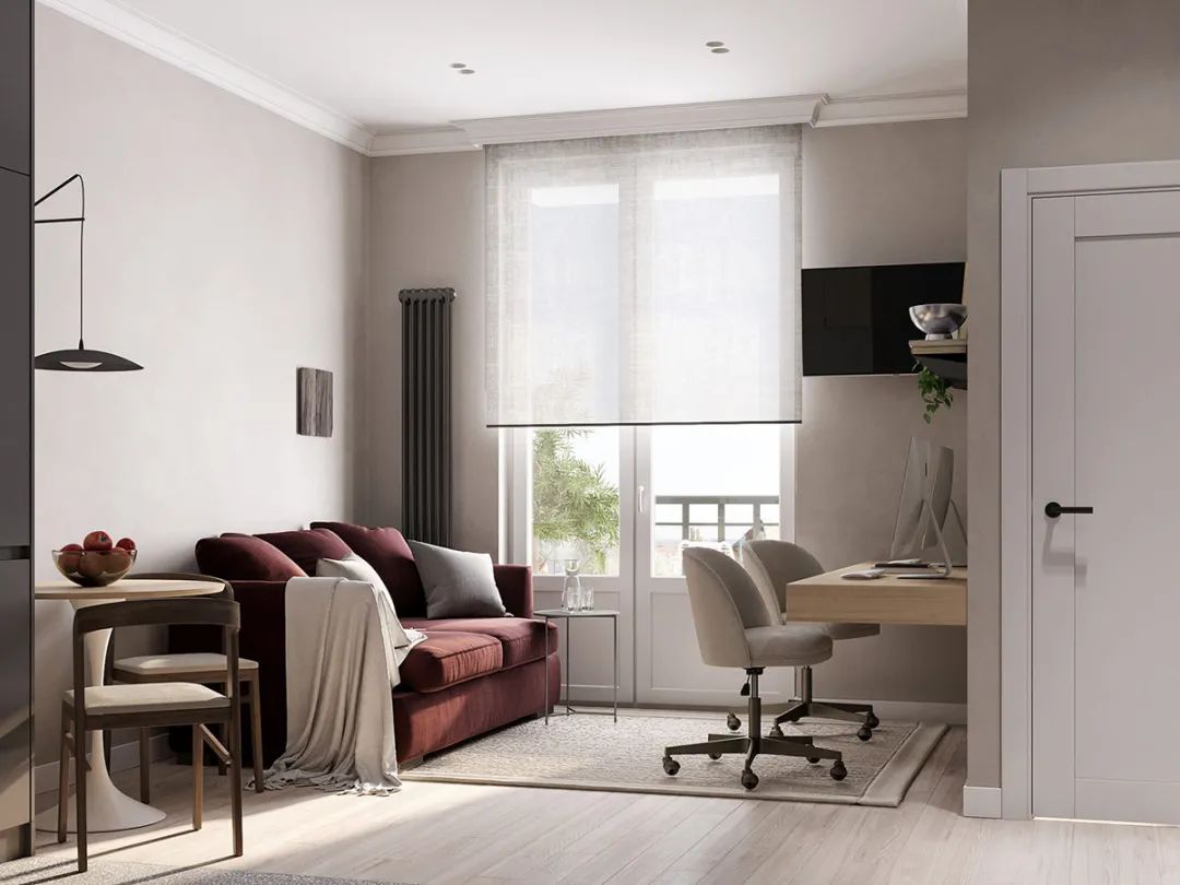 35㎡小公寓设计丨乌克兰敖德萨-10