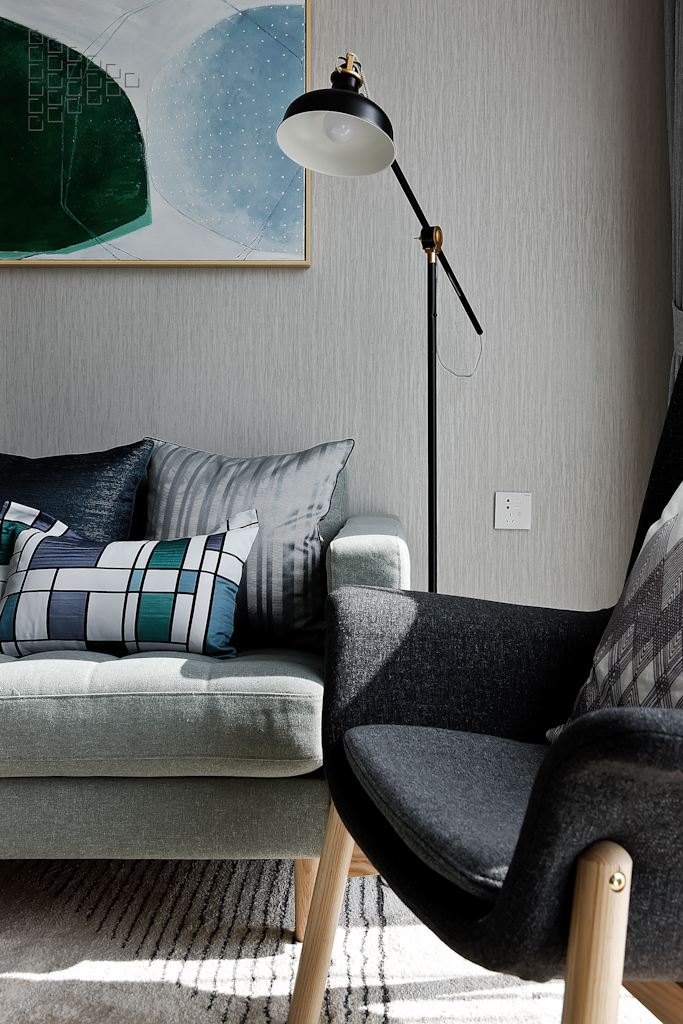 北欧风绿色系招商千岛湖近湖花苑样板房-15