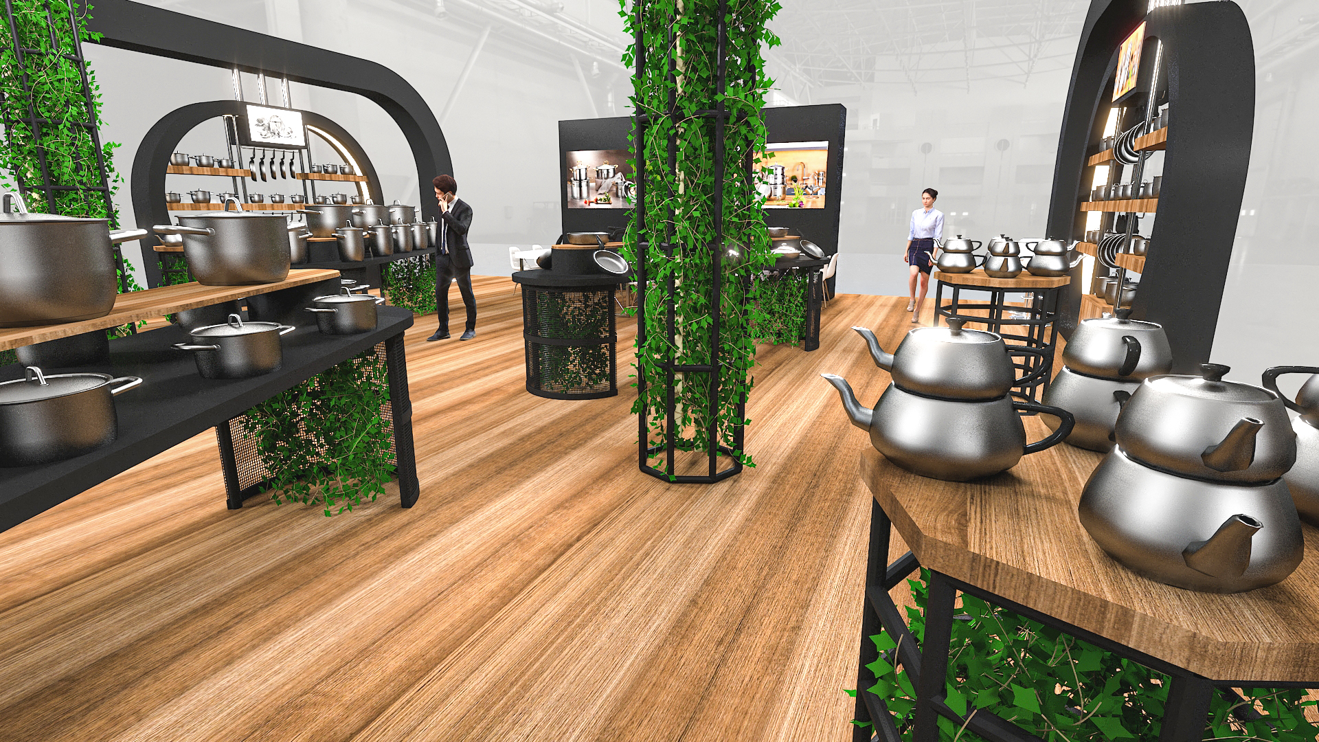 GORGEL STAINLESS STELL BOOTH DESIGN-12