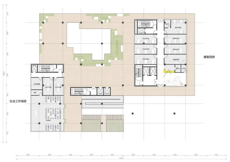 深圳龙岗区养老护理院丨中国深圳丨尼克建筑设计集团+中机国际工程设计研究院有限责任公司-73