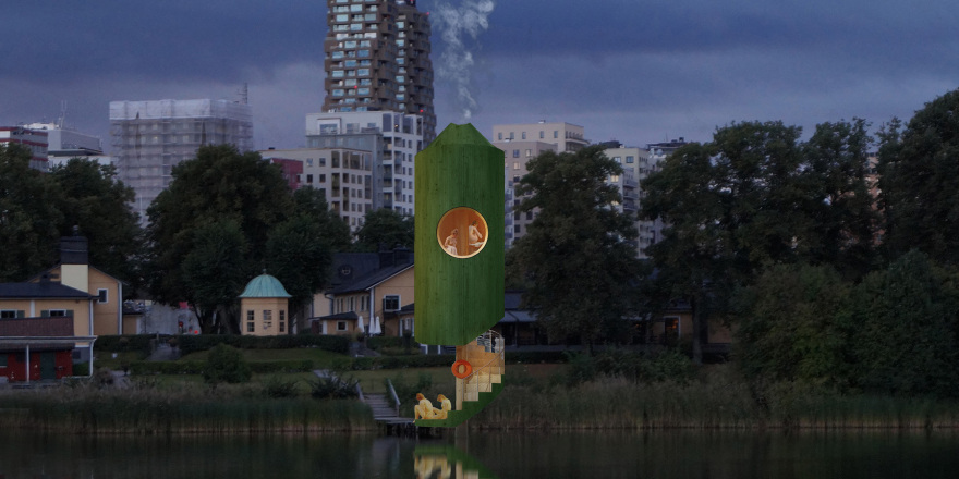 斯德哥尔摩海滨新公共桑拿和桥梁设计-0