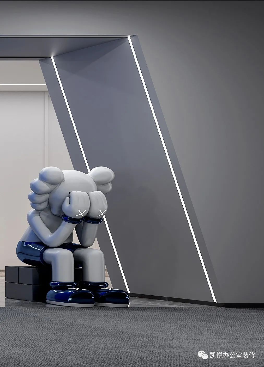 艾格生物总部办公空间设计丨中国广州丨广东凯悦建设有限公司-23