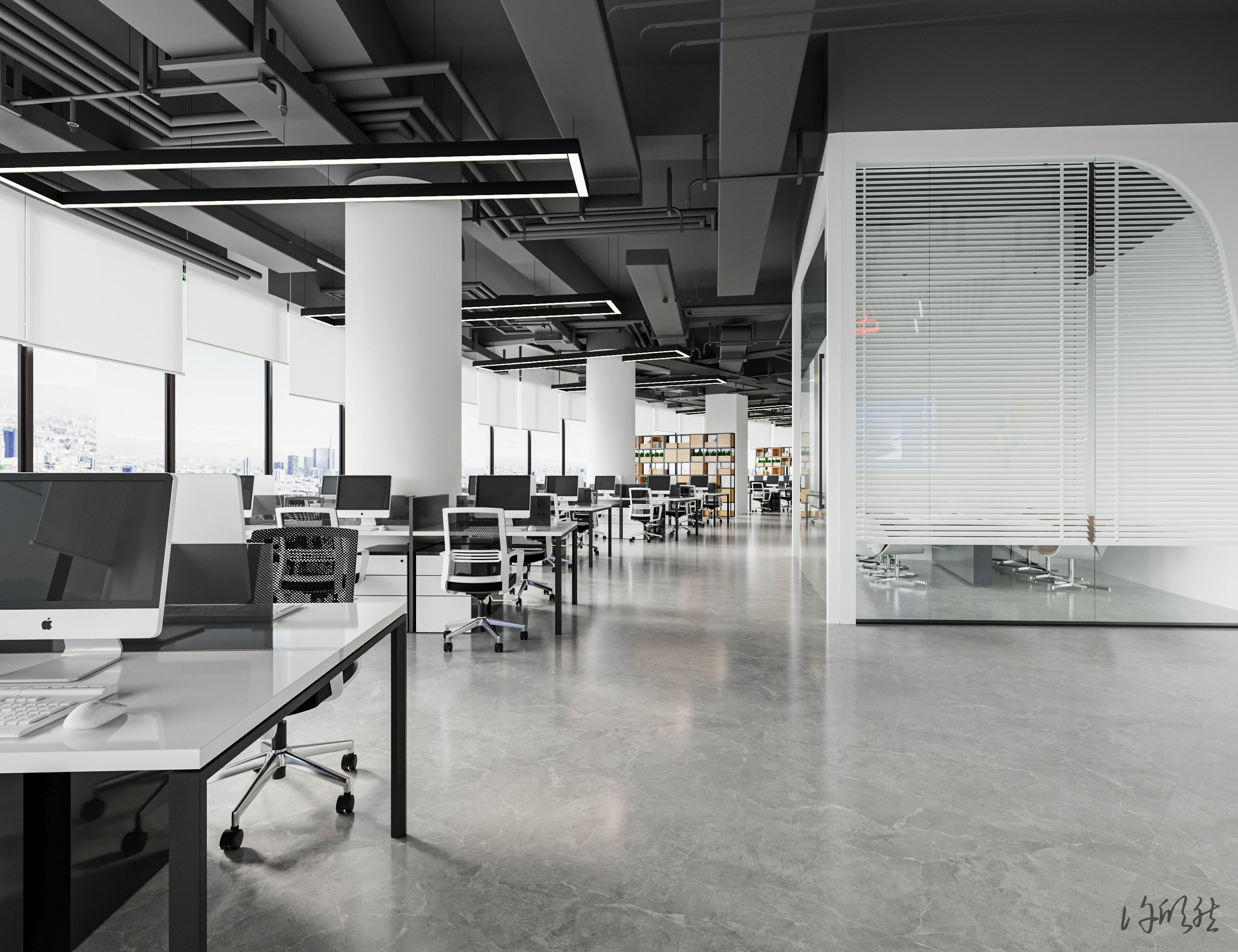 极简主义办公室设计-3