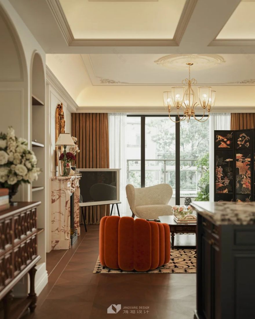 深圳金地翠堤湾法式复古住宅设计丨中国深圳丨深圳境相设计-16