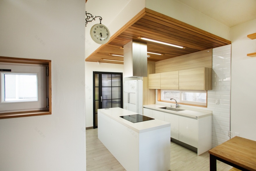 韩式住宅的倾斜"ㄷ"形外墙设计-60