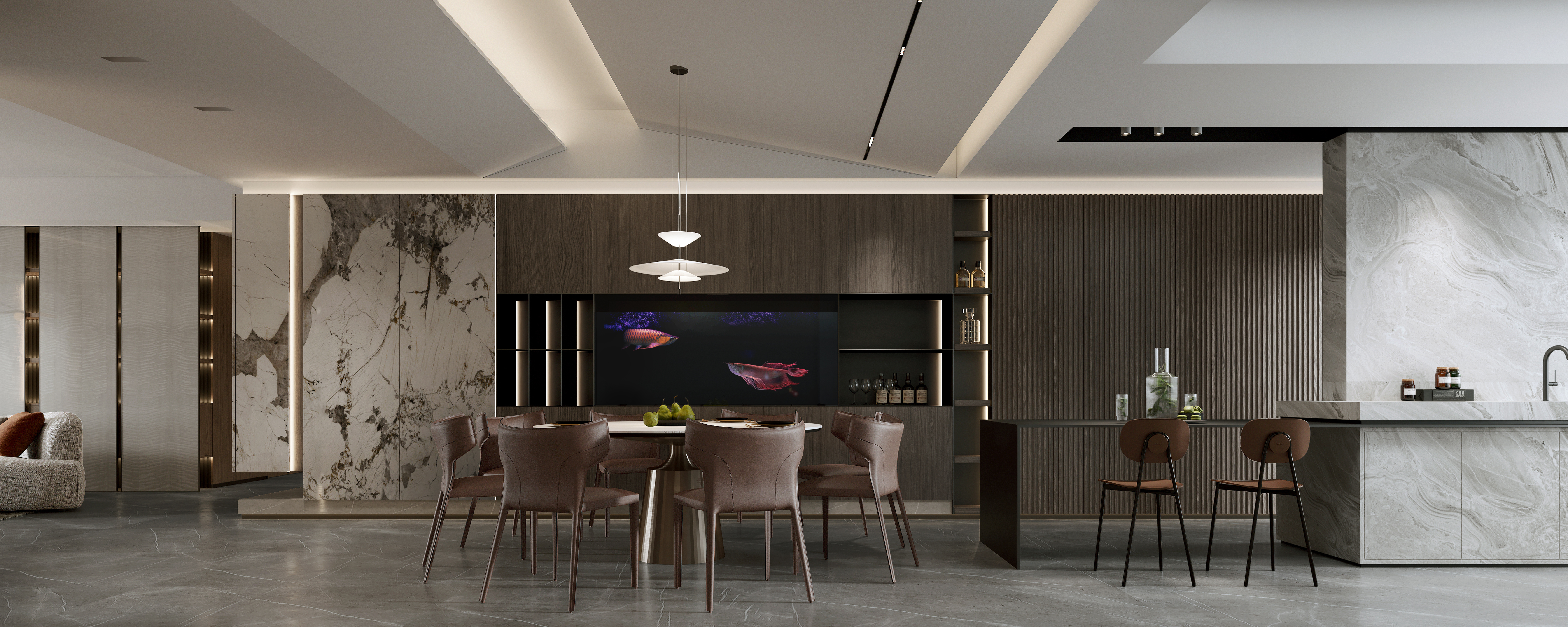 纵禾设计 · 福州融侨国际公馆180m²平层-3