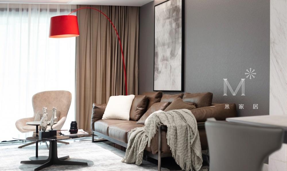 平层丨【一米家居】俏丽红怒放一室的活力-9