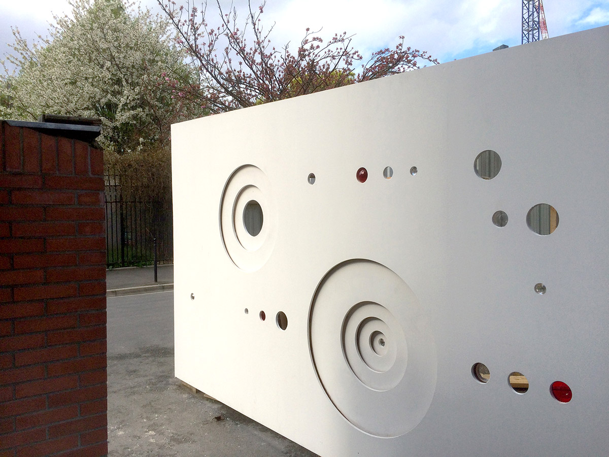 “PASSAGES”,建筑工地城市场景光学装置-2