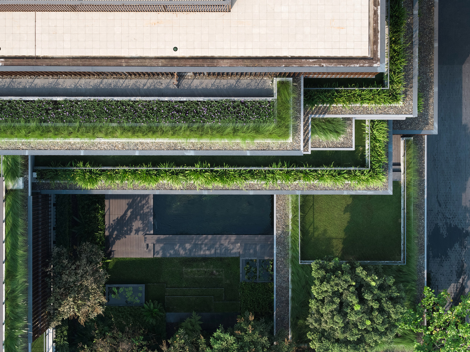 稻田梯田式办公空间设计-13