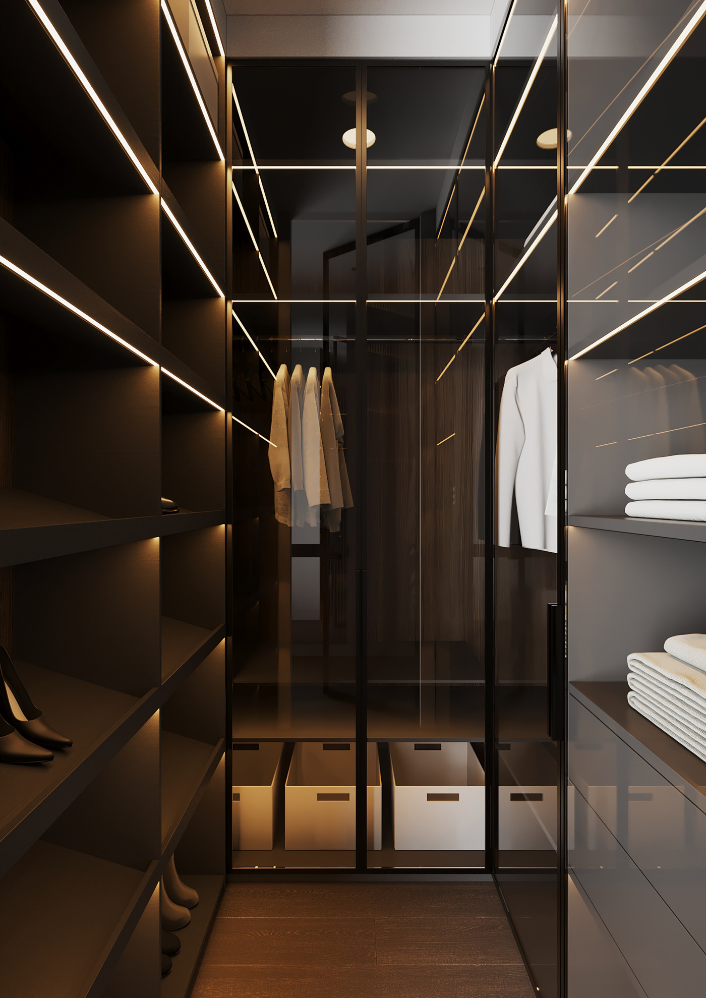 130平米极简风住宅设计 超有气质-22