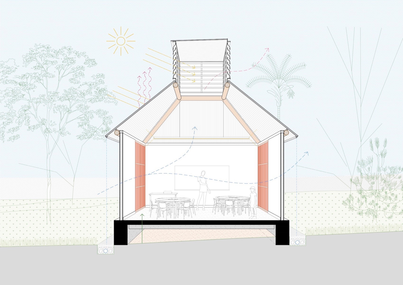 Vila Ninho学校 & João de Barro凉亭丨巴西米纳斯吉拉斯丨BIRI + MACh arquitetos等多方团队-46