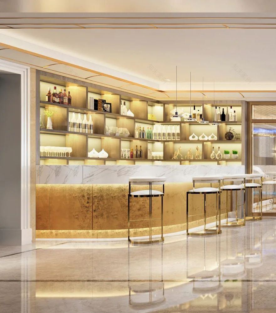 独栋别墅,1700㎡北京丽宫,典雅与现代交融之美丨中国北京丨方鲲国际设计事务所-12